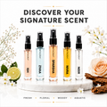 XIVORA DISCOVERY SET with smaller scent names below.