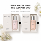 XIVORA Elegant Duo bottles displayed side-by-side. 