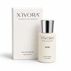 XIVORA NIVRA perfume bottle with luxury packaging