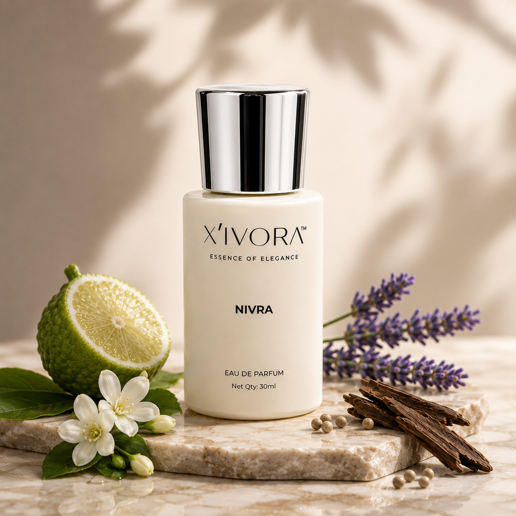 XIVORA nivra styled on a marble slab 