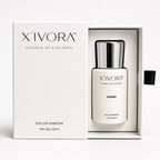 XIVORA NIVRA perfume bottle inside premium packaging