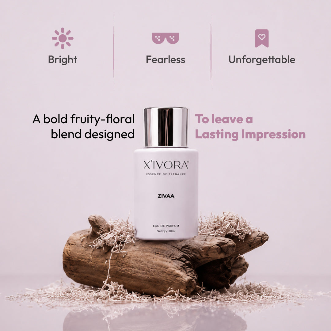 XIVORA ZIVAA signature fragrance story and refined scent profile